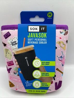 Java Sok, Medium, coffee cover Brand New